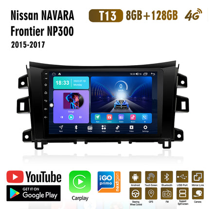 Suitable for 15-17 Nissan NP300 car GPS Android navigator Bluetooth reversing image player
