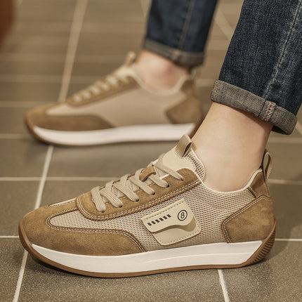Men's Shoes 2025 Spring New Sports Casual Shoes Men's Versatile Trendy Thick-Soled Training Jogging Shoes