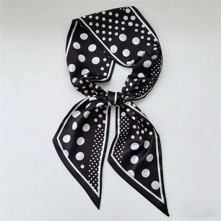 2025 New Long Scarf Korean Style Printed Temperament Scarf Summer Fashion Decorative Bangle Scarf Factory Wholesale