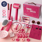 45pcs hair dryer + hair curling stick gift box