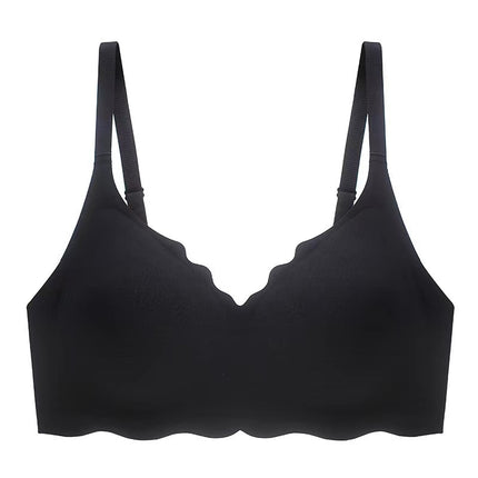 Crystal Jelly Bra Gather Sexy Seamless No Steel Ring Internet Celebrity Shake Tone Little Red Book Fast Hand Underwear Factory Direct Supply