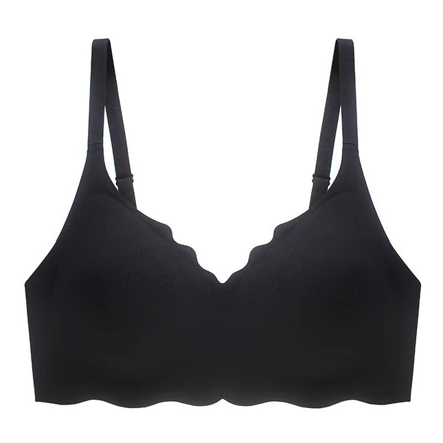 Crystal Jelly Bra Gather Sexy Seamless No Steel Ring Internet Celebrity Shake Tone Little Red Book Fast Hand Underwear Factory Direct Supply