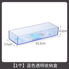Ps transparent rectangular box-blue background
