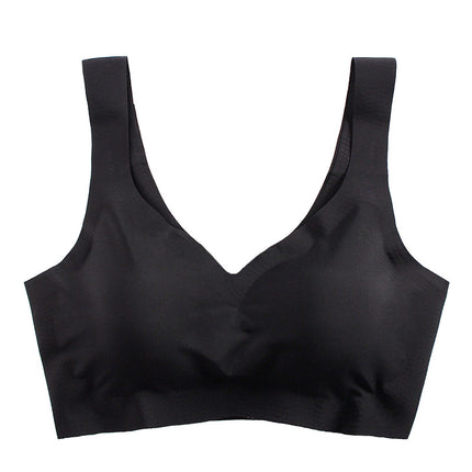 Japanese Anxin Fourth Generation Seamless Push-Up Sleep Bra Wireless Yoga Sports Women's Underwear Soft Cup Breast Enhancement