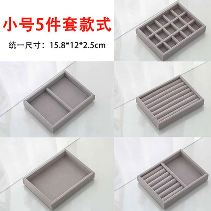 [Jewelry storage artifact] factory direct jewelry storage box jewelry storage plate earrings ring storage finishing