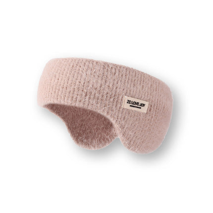 Autumn and Winter Imitation Mink Fur Earmuffs for Sleeping, Outdoor Sports and Cycling Headbands, Windproof and Cold-Proof Forehead Protection and Warmth