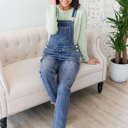 Guangzhou Women's Clothing Supply Tiktok Pop Dropshipping Plus-Size Jeans for Women Non-Stretch Harem Overalls