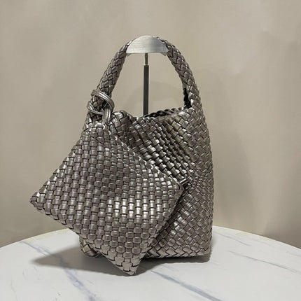 Niche Design Handmade Woven Bag Women's Western-style Bag Women's Bag Small Bag Large Capacity Vegetable Basket Bag
