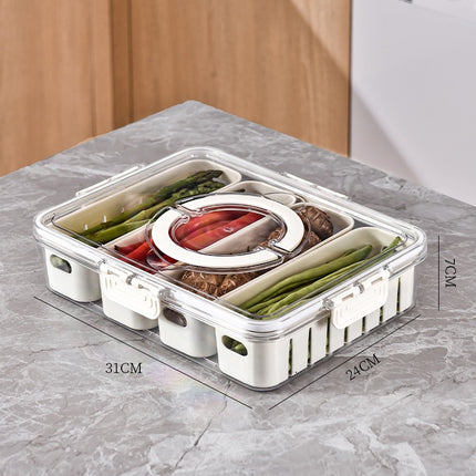 Fresh-Keeping Box Plastic Storage Thickeneded Refrigerator Dust-Proof Finishing Household Artifact Special Kitchen New Plastic Box