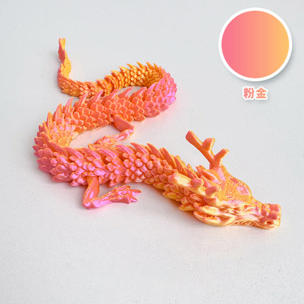 3D printing Chinese dragon dragon handicraft ornaments hand-made activities joint dragon toys cross-border manufacturers wholesale customization