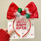 Colorful ball bow headband