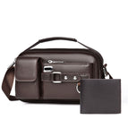 Brown small large bag + short wallet