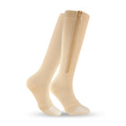 Skin color zipper socks / S/M