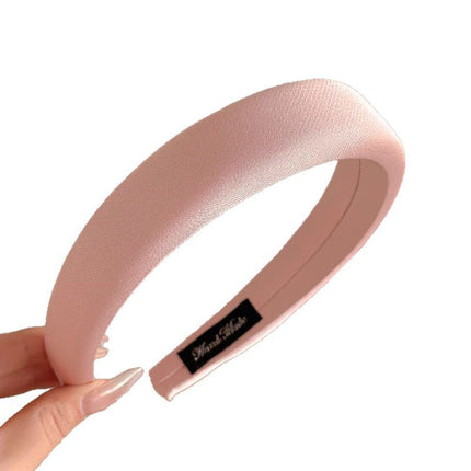 Mesh Pearl Flower Blue Face Wash Hair Hoop Female High Cranial Top Internet Red 2022 New Hair Clamp Pressure Hair Hoop