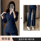 Blue jacket + bell bottoms / S