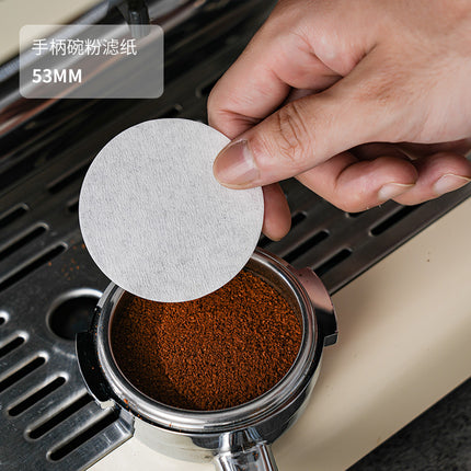 Round Italian Coffee Extraction Filter Paper Storage Sabri Wood Solid Wood Storage Base 58/53/51mm Universal