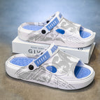White and blue (personalized style) / 36 ready stock