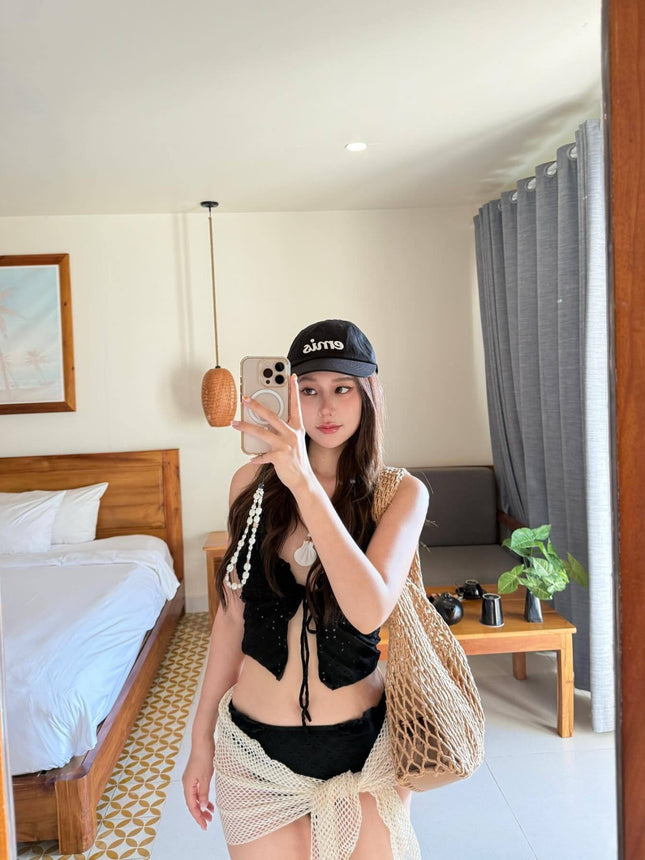 Bikini Two-Piece Swimsuit for Women, Slimming Korean Style Ins Trendy Fresh Swimwear Wholesale Women's Bikini Swimsuit