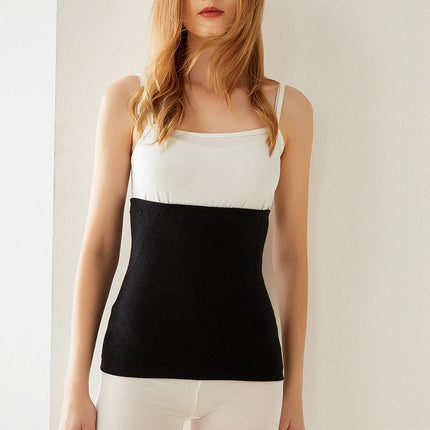 100% Imitation Pure Cashmere Waist Protector, Ultra-Fine Yarn, Super Elastic, Windproof, Breathable and Warm, New Autumn and Winter Belly Protector