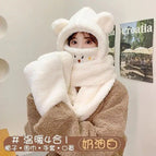 Bear four-piece set [off-white] / One size fits all