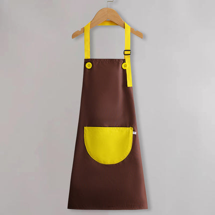 Children's apron painting waterproof antifouling studio cartoon apron big children's kindergarten apron overalls custom logo