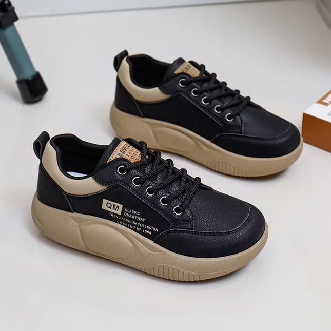 White Sneakers for Women 2025 Spring New Style Student Korean Version Ins Trendy Shoes Versatile Thick-Soled Casual Sneakers for Women Xq5801
