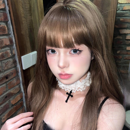 Cross Lace Collar Female Sweet Cool Spice Choker Neck Ring Neck Chain Sexy Neck Ring Neck Strap Clavicle Chain