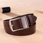 Rotating gray buckle belt / 110cm