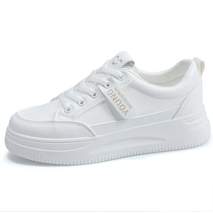 Feeling small white shoes women's shoes 2024 summer new soft bottom sports board shoes casual shoes