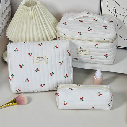 Large-Capacity Partitioned Makeup Bag, High-End Portable Storage Bag, Wholesale in Stock, Exclusively for Cross-Border Sales, Supports Labeling and Dropshipping