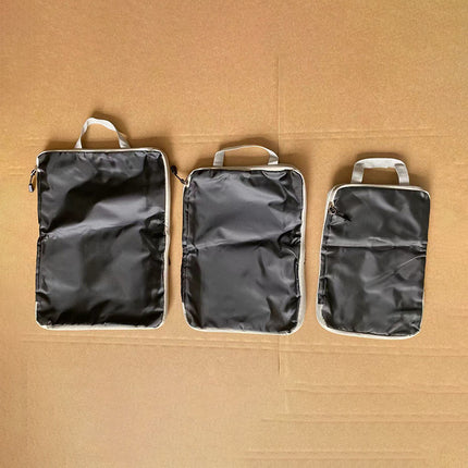 Amazon travel compression bag three-piece luggage clothing storage bag suit factory direct sales