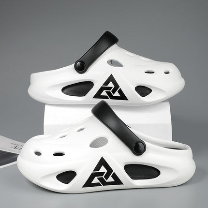 Cross-Border Popular Style Clog Shoes with Poop Feeling, Deodorant Eva Large Size Couple Toe-Toe Sandals, Men's Breathable Casual Beach Shoes