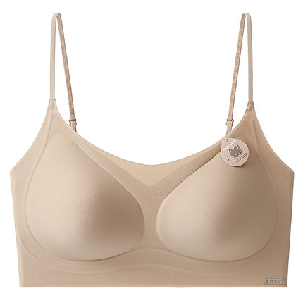 Kissy Series Underwear Traceless Push-up Vest Classic Sling-off Paramelia Non-rimless Bra