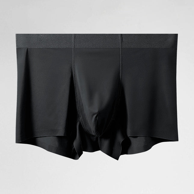 Men's Underwear, Men's Ice Silk Seamless Boxer Briefs, Breathable Summer Thin Sports Boxer Shorts, Sports Style