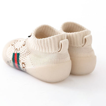 Baby Toddler Shoes One Year Old Spring and Autum Boys and Girls Flats Soft Sole Breathable Baby Shoes Cotton Non-Falling Shoes 0-1-2 Years Old