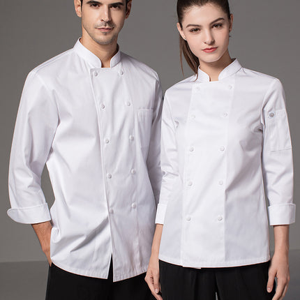Zhenyao Chef Work Clothes Western Restaurant Catering Hotel Kitchen Bakery Cake Shop Men's and Women's Work Uniforms 2025 Professional