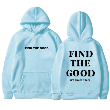 Foreign Trade Women's Velvet Sweatshirt Plain Letter Print Kangaroo Flap Pocket Pants Drawstring Print Hoodie