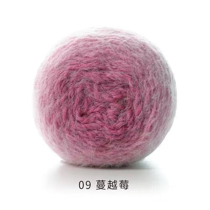 Ruyi Bird Qinglan 200g Long Section Dyed Hand-Knitted Thick Wool Seven-Star Blanket Sweater Jacket Scarf Gradient Wool Ball