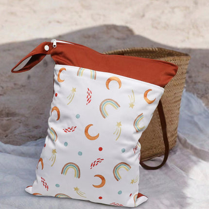 Cozy Natural Series Travel Seaside Vacation Yoga Swimming Storage Bag Dry and Wet Separation Waterproof Bag Wetbag