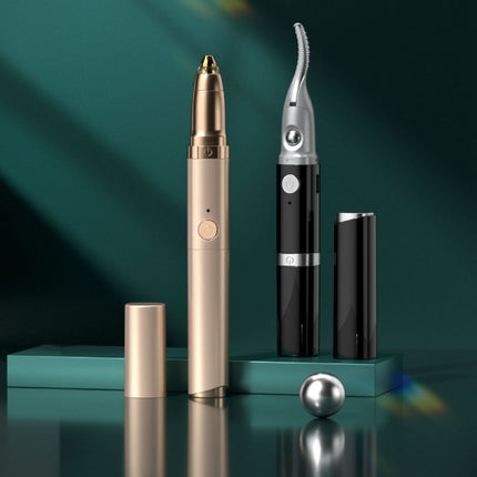 Electric Eyelash Curler, Eyelash Curling Device, Electric Eyebrow Trimmer, Eyebrow Razor, Eyebrow Trimmer, Hair Removal Device, Electric Heating