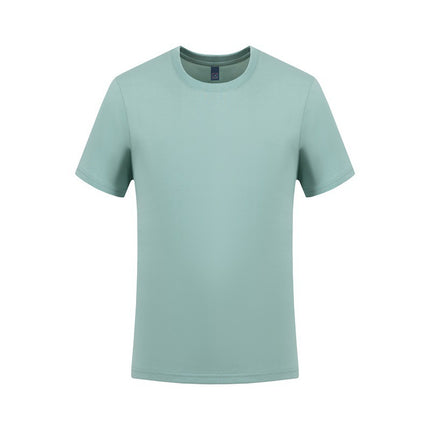 【Anhui Warehouse】Loose Fit | Ice Silk Cotton Ammonia Cotton Solid Color T-Shirt Round Neck Short Sleeve Youth Casual Boys Pullover
