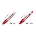 1 / 7 inch 9 inch-red silicone food clip-