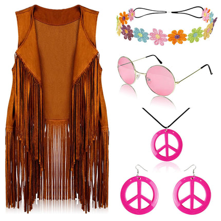 Cross-Border 2025 European and American Popular Tassel Jacket Women's Deerskin Velvet American Large Size Vest Vest Trendyy Women's Clothing