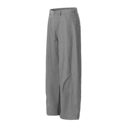 11Kn American Retro Scimitar Pants Stereo Cutting Pleated Casual Loose Men's and Women's Cleanfit Simple Pants