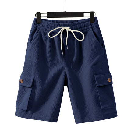 Cross-border Amazon American Outdoor Summer Men's Heavy Loose Casual Sports Corduroy Tooling Shorts