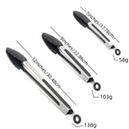 7inch + 9inch + 12inch❁Black silicone clip [opp bag]