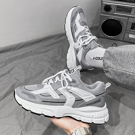 Summer Men's Shoes 2025 New Breathable Mesh Student Sports Leisure Running Deodorant Teen Torre Trendy Shoes