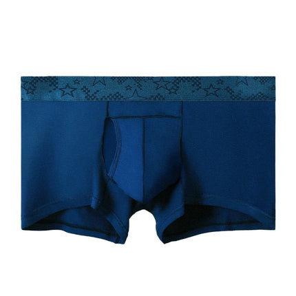Gunshot Separate Underwear Men's Scrotum Shearer Men's Boxer Summer Thin Comfortable Personalized Breathable Four-Corner Pants