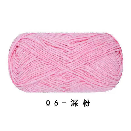 Ruyi Bird Four-Strand Combed Milk Cotton Wool Ball DIY Handmade Crochet Thin Thread Doll Wholesale Wool Ball