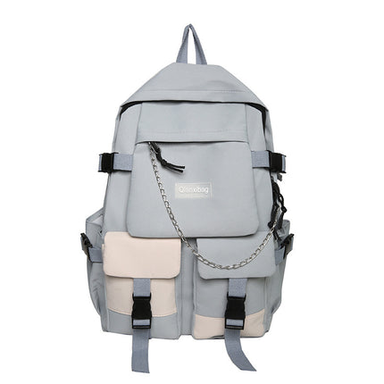 Original Niche Non-Colliding Trendy and Cool Boys' Schoolbags, Female Junior High School Students' Large-Capacity and Good-Looking High School Students' Backpacks